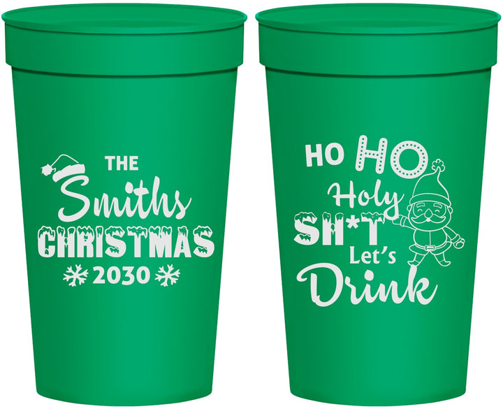 Personalized Christmas 32 oz Stadium Cups - Elf | 280009