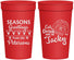 Personalized Christmas 32 oz Stadium Cups - Eat Drink Be Jacky | 280016