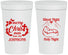 Personalized Christmas 32 oz Stadium Cups - Silent Night Holy Night | 280018