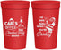 Personalized Christmas 32 oz Stadium Cups - Santa Claus | 280028