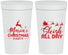 Personalized Christmas 32 oz Stadium Cups - Sleigh All Day | 280030