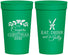 Personalized Christmas 32 oz Stadium Cups - Eat Drink And Be Jolly | 280033