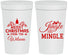 Personalized Christmas 32 oz Stadium Cups - Jingle And Mingle | 280034