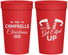 Personalized Christmas 32 oz Stadium Cups - Lets Get Elfed Up | 280036