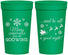 Personalized Christmas 32 oz Stadium Cups - To All A Good Night | 280041