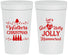 Personalized Christmas 32 oz Stadium Cups - Let Is Snow | 280050