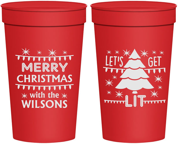 Personalized Christmas 32 oz Stadium Cups - Nutcracker | 280052