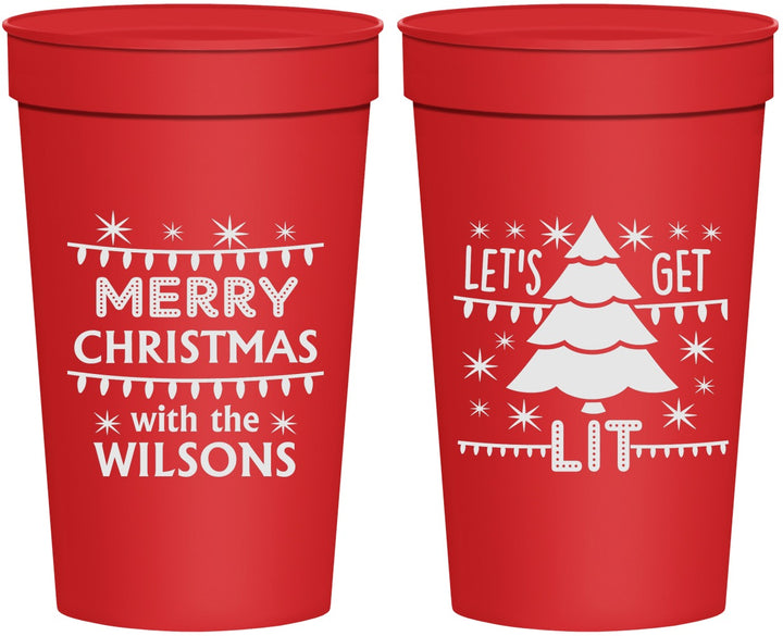 Personalized Christmas 32 oz Stadium Cups - Nutcracker | 280052