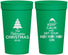 Personalized Christmas 32 oz Stadium Cups - Ho Ho Ho | 280061