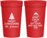 Personalized Christmas 32 oz Stadium Cups - Ho Ho Ho | 280076
