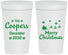 Personalized Christmas 32 oz Stadium Cups - Santa Claus | 280079