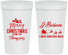 Personalized Christmas 32 oz Stadium Cups - Santa Claus | 280086