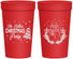 Personalized Christmas 32 oz Stadium Cups - Snowman | 280096
