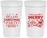 Personalized Christmas 32 oz Stadium Cups - Cocktail | 280098