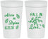 Personalized Wedding 32 oz Stadium Cups - Fall In Love | 283