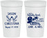 Personalized Wedding 32 oz Stadium Cups - Sandy Feet Salty Kisses | 291