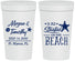 Personalized Wedding 32 oz Stadium Cups - Started On The Beach | 295