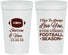 Personalized Wedding 32 oz Stadium Cups - Football | 302