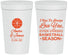 Personalized Wedding 32 oz Stadium Cups - Basketball | 304