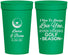 Personalized Wedding 32 oz Stadium Cups - Golf | 305