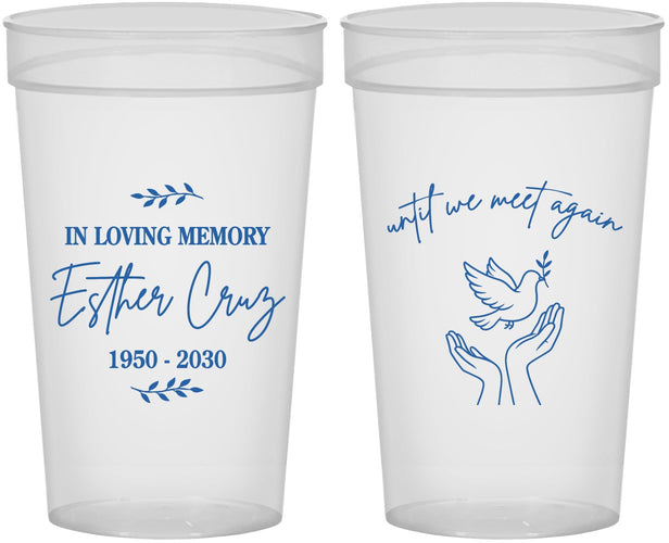 Personalized Memorial 32 oz Stadium Cups - In Loving Memory | 310004