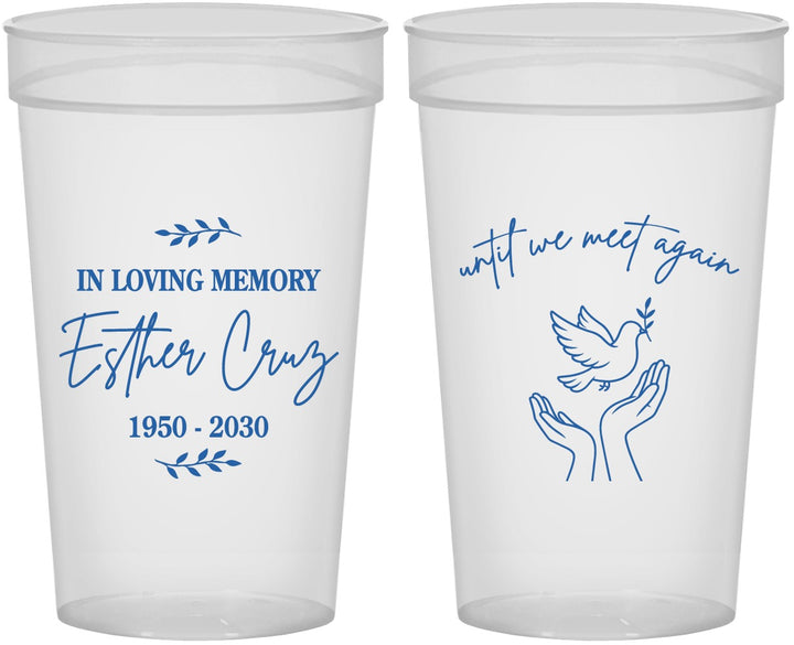Personalized Memorial 32 oz Stadium Cups - In Loving Memory | 310004