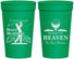 Personalized Memorial 32 oz Stadium Cups - Fairway To Heavens | 310008
