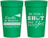 Personalized Wedding 32 oz Stadium Cups - Took A Shot Golf | 320