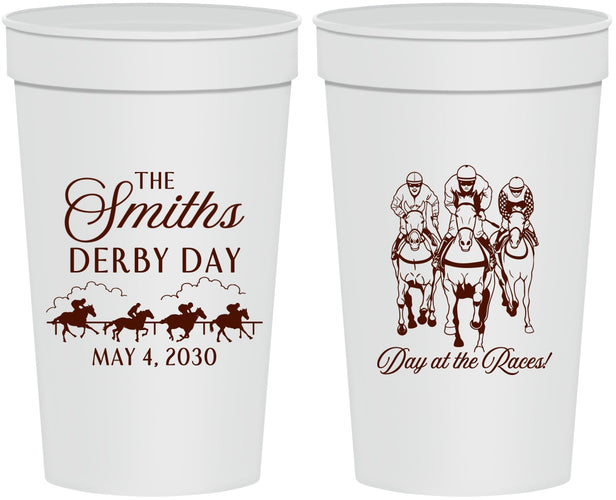 Personalized Derby Day 32 oz Stadium Cups - Day At The Races | 320009