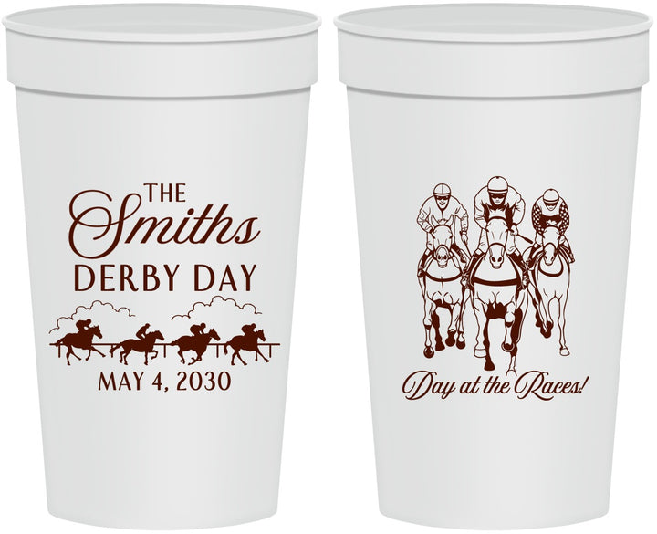 Personalized Derby Day 32 oz Stadium Cups - Day At The Races | 320009