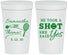 Personalized Wedding 32 oz Stadium Cups - Took A Shot Tennis | 321