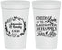 Personalized Wedding 32 oz Stadium Cups - Love Laughter Happily | 326
