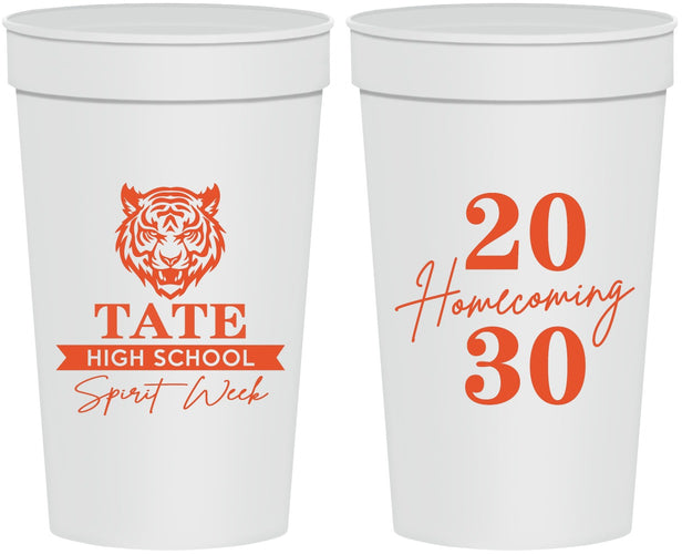 Personalized Homecoming 32 oz Stadium Cups - Hoco Spirit Week | 330015