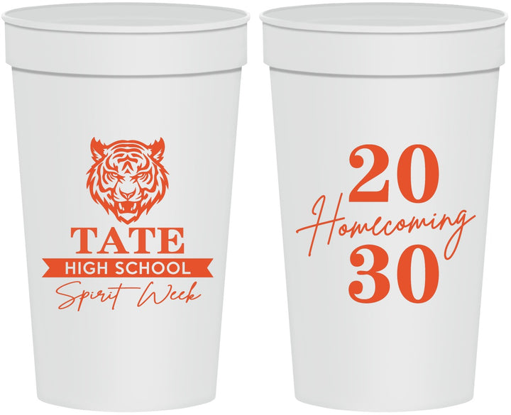 Personalized Homecoming 32 oz Stadium Cups - Hoco Spirit Week | 330015