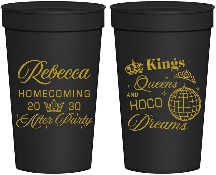 Personalized Homecoming 32 oz Stadium Cups - Hoco After Party | 330027