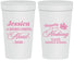 Personalized Homecoming 32 oz Stadium Cups - Hoco Maid Vote | 330029