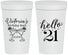 Personalized 21st Birthday 32 oz Stadium Cups - Hello Twenty One | 340011