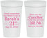 Personalized 21st Birthday 32 oz Stadium Cups - Candles Cake Drunk | 340017
