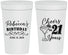 Personalized 21st Birthday 32 oz Stadium Cups - Cheers To Twenty One Years | 340019