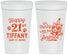 Personalized 21st Birthday 32 oz Stadium Cups - Party Like An Animal Tiger | 340020