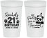 Personalized 21st Birthday 32 oz Stadium Cups - Party Like An Animal Panda | 340021