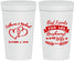 Personalized Wedding 32 oz Stadium Cups - Best Friends For Life | 349