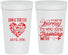 Personalized Wedding 32 oz Stadium Cups - Journey Traveling With | 354