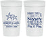 Personalized Wedding 32 oz Stadium Cups - Sandy Feet Salty Kisses | 356