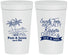 Personalized Wedding 32 oz Stadium Cups - Beach | 358