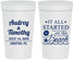 Personalized Wedding 32 oz Stadium Cups - Started On The Beach | 361