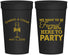 Personalized Wedding 32 oz Stadium Cups - Formal Here To Party | 366