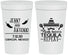 Personalized Wedding 32 oz Stadium Cups - Fiesta Siesta Tequila Repeat | 369