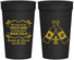Personalized Wedding 32 oz Stadium Cups - Fleur De Lis | 378