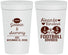 Personalized Wedding 32 oz Stadium Cups - Hearts United Football | 395